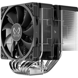 Size SCYTHE FUMA3 Twin Tower Side Flow CPU Cooler with Double Reverse Type Fan