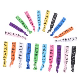 Mikinona 20pcs Gymnastics Hair Accessories Secure Fit Ponytail Holders Wristbands for Sports and Everyday Use Snug Stylish and Hair Ties for Gymnasts