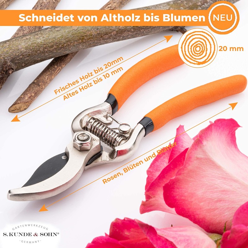 S. Kunde & Sohn Germany SKS 6 Tradition Garden Shears,