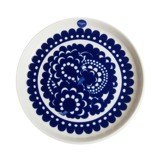 Arabia 1024337 Medium Plate, Blue, 7.5 inches (19 cm), Esteri