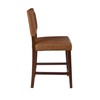 Linon Brook, Caramel Counter Stool, 19"W x 22"D x 40.5"H,