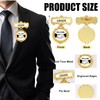 Liliaafar 4 Pack Usher and Greeter Badge Multipack Church Welcome