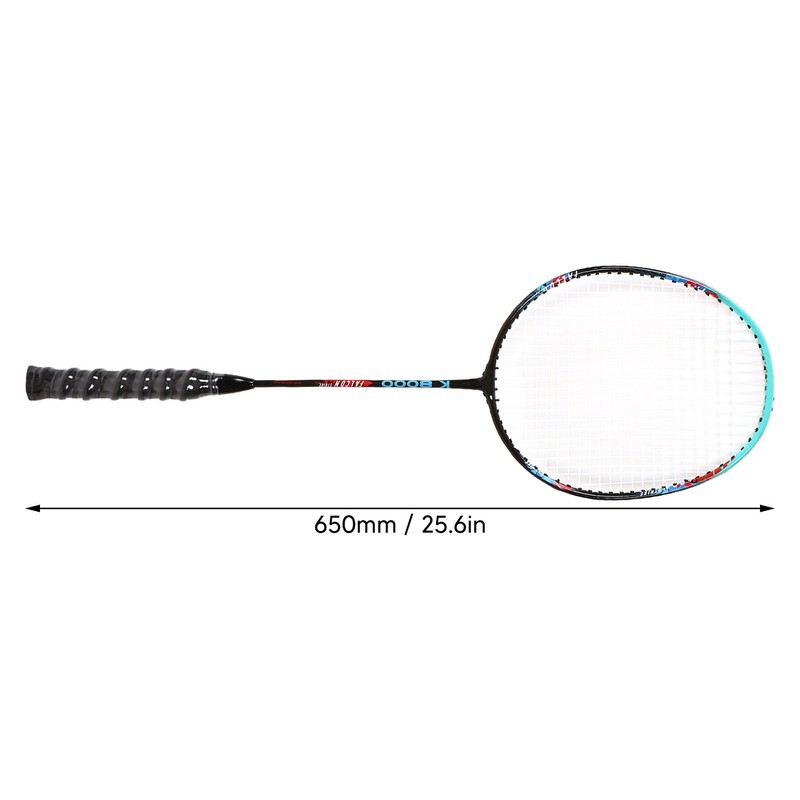 2PCS Badminton Rackets Iron Alloy Frame Integrated Shuttlecock Racquets for