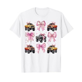 Coquette Bow Rc Truck RC Racing Remote Control Girl Mom T-Shirt