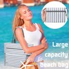 LUKIUP Women's 2-Piece Beach Bag Set, Versatile Shopper with 1