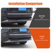 PIUGILH Car Fog Light Smoky Black Cover Trim Suitable for