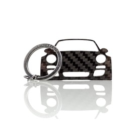 BlackStuff Carbon Fibre Keyring Compatible with 997 Carrera Targa Turbo 911 2012-2014 BS-111, black