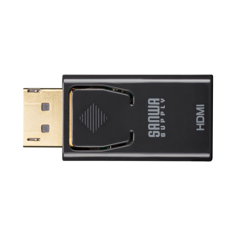 Sanwa Supply AD-DPPHD02 DisplayPort to HDMI Converter Adapter (4K/60Hz Compatible)