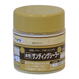 Asahipen Water-Based Sanding Sealer, 3.4 fl oz (100 ml), Clear