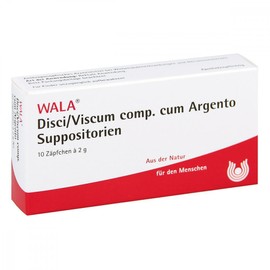 Disci/Viscum comp.cum Argento Suppositories 10 x 2 g