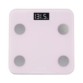 ELLE Body Analysis Scale for Body Weight, Digital Weight Scale for Bathroom with BMI Analyzer and 7 Fitness Indicators, Including Body Fat, Hydration Level, Bone and Muscle Mass, and Calories