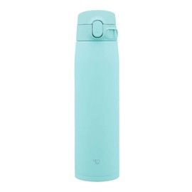 Zojirushi SM-VA72-AM Water Bottle, One-Touch Stainless Steel Mug, Seamless, 24.3 fl oz (720 ml), Mint Blue