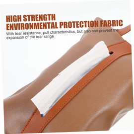 Beatifufu 1pc Paper Sleeve Car Wipes Baby Wipes Car Napkins Hanging Napkin Organizer Hanging Car Tissues Case Tissue Case Portable Tissue Cover Camping Tissue Bag Napkin Container Pocket