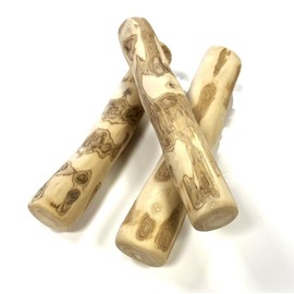 Medium Coffee Wood Chew Stick (Pack of 3) - 100% Natural Dental Treat- Long Lasting