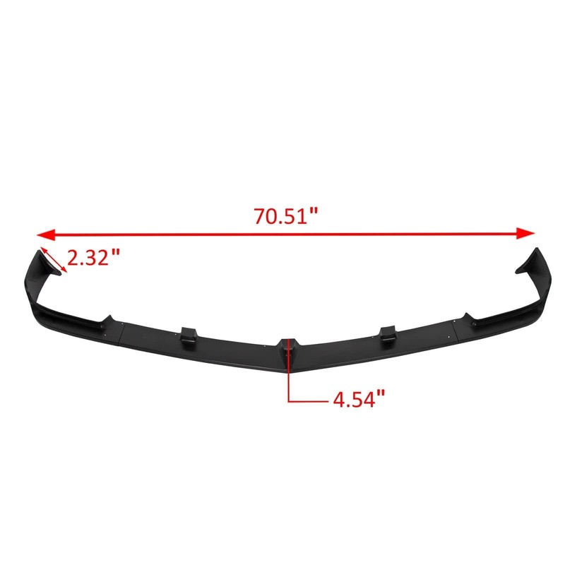 ECOTRIC Front Bumper Lip Compatible with 2010-2013 Camaro V8 SS