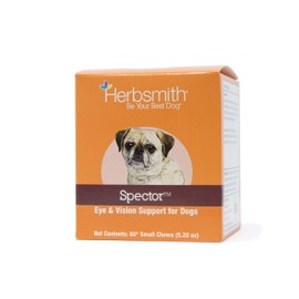 Herbsmith Spector - Eye and Vision Support for Dogs - Repair Greying to the Eyes - Senior Supplement for Dogs - Antioxidant for Dogs - 60ct Small Chews