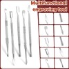 Piriuuo Wax Carving Tools Set, Stainless Steel Clay Sculpting Tools
