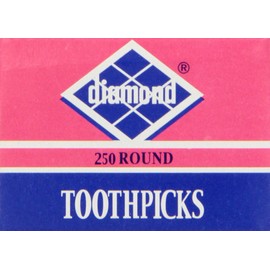 Diamond Round Toothpick Tray, 250 Count