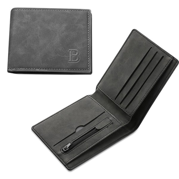 Mens Wallets, Retro Bifold Leather Wallet, Card Cases & Money