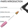 ANDELI Lift TIG Welding Torch WP-17V 13ft 140Amp TIG Torch
