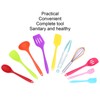 10Pcs set Silicone Kitchen Utensils Kitchenware Non Stick Spatula Spoon