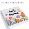 Spring Decor Hello Spring Decorations Country Home Table Desk Decor