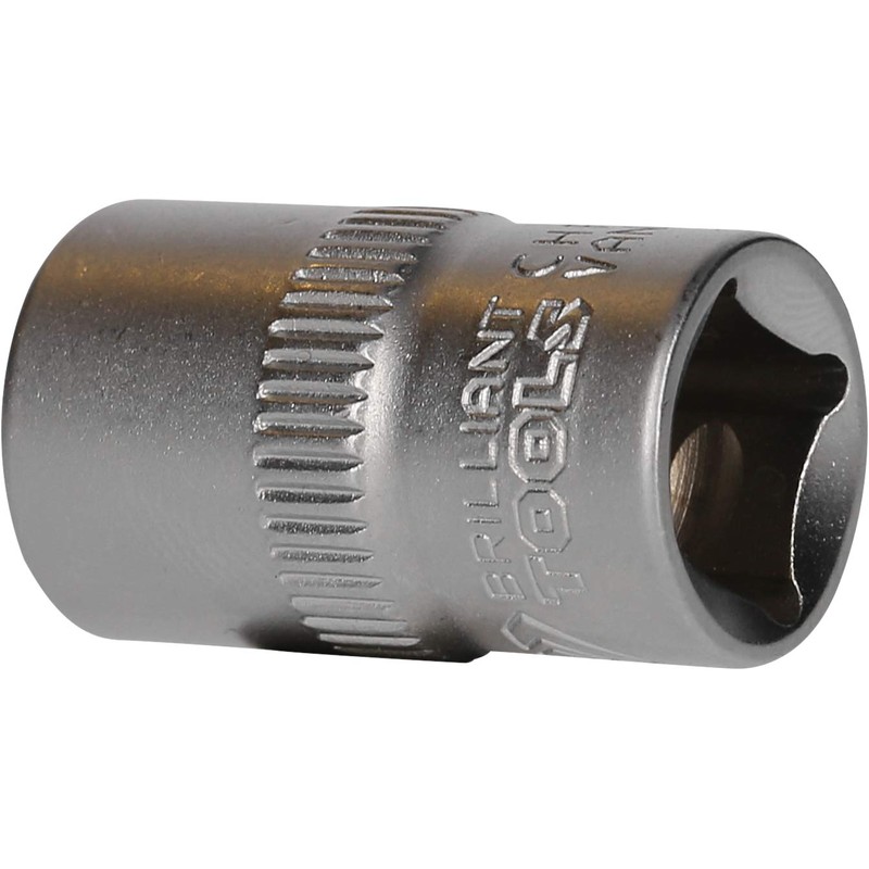 BRILLIANT TOOLS BT021806 3/8 Inch Hex Socket, 12 mm [Powered