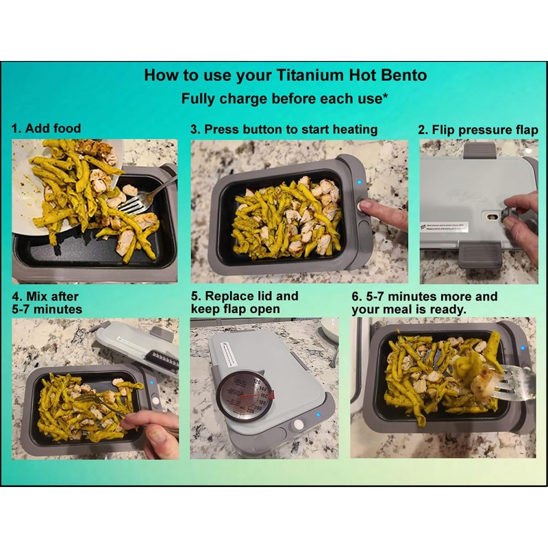 Hot Bento – Self Heated Lunch Box and Food Warmer