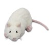 Inware 9145 – Knuffeldier Rat Flinx, wit, 22 cm