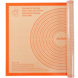 Silicone Pastry Mat 36x24 Inch Nonstick Baking Mats Extra Large Counter Mat for Dough Rolling, Pastry, Pie Crust, Fondant, Cookies, Bread, Pasta, Pizza Mat