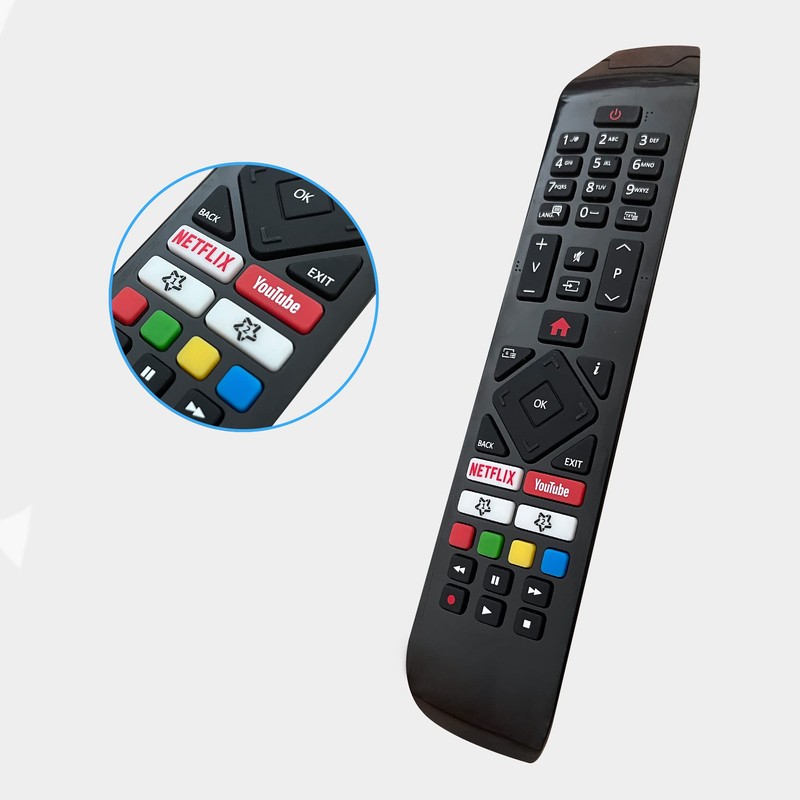 MYHGRC RC43140 Universal Remote Control for Hitachi Smart TV, No