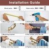 Double Curtain Rods for Window 72 to 144 Inch, Warm