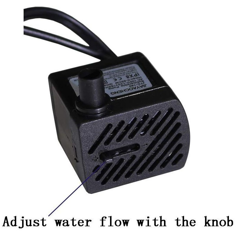 Xedragony Submersible Water Pump With Led Lights For Fountains Aquariums