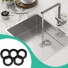 LIAMGUS 5 pcs sink plug rubber seal, bath plug seal,