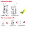 Replacement Toothbrush Heads for Waterpik Complete Care 9.0 & 5.0(8-pcs)