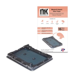 Mouse Traps Indoor for Home 16 Pack, Pre-Baited Mouse Glue Trays, Non-Toxic Sticky Pads, Strong Insect Glue Trap for Spiders, Crickets, Roaches and More, Made in USA