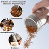 Cocoa Shaker, Pack of 2 Icing Sugar Shaker for Cappuccino,