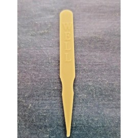 Poly King (100 MARKERS) TAN STEAK MARKER PLASTIC "WELL" MARKING STEAK COOKING TEMP