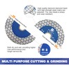 Diamond Granite Cutting Wheel 4 inch - BRSCHNITT 105mm Vacuum