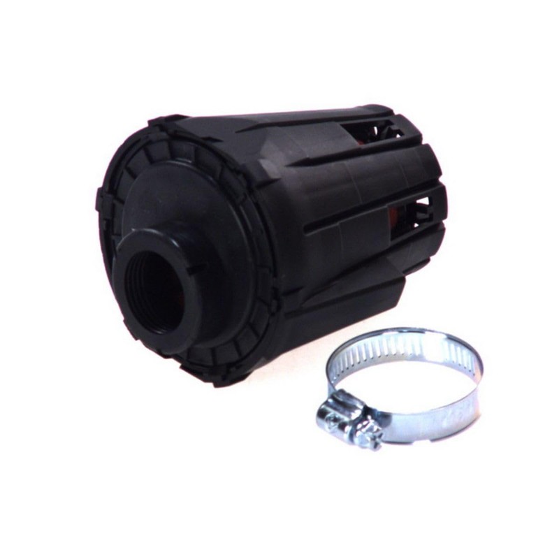 Air Filter Boxed 28 mm Straight Black