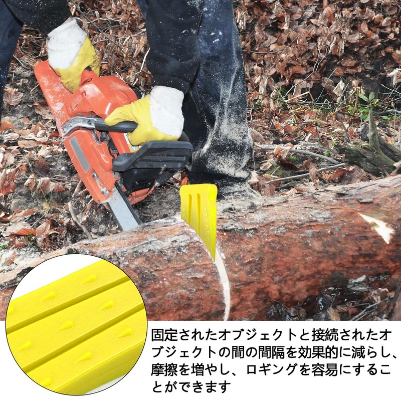 Cutting Wedges, Forestry Use, Set of 3, Plastic Wedges, For