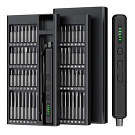 Mini Electric Screwdriver, 3.7V Precision Screwdriver Set Cordless Screwdrivers Rechargeable 72 In 1 Magnetic Bit Repair Tech Tool Kit for Electronics Computer Phone Laptop Camera RC Car Watch Glasses