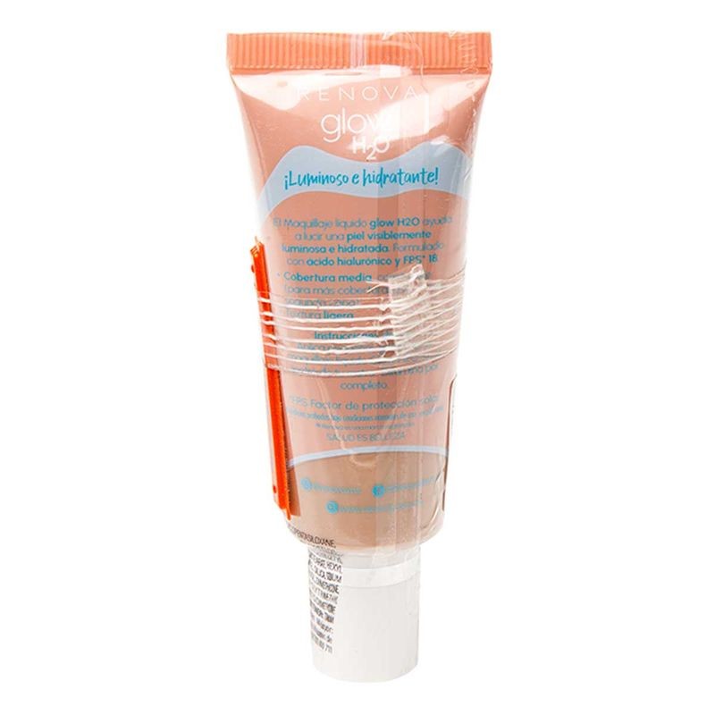 Maquillaje Renova Glow H20 Beige Soleado 22ml