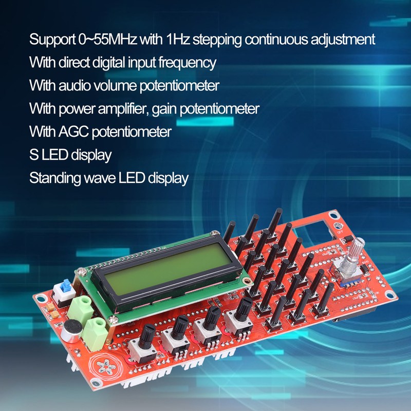 Shortwave DDS Generator Module PCB Radio Frequency Band Electronic Component