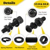 Fgruh 2300PCS M3 Screws with Nuts Assortment Kit, M3x4/6/8/12/16/20/25/30/35 mm