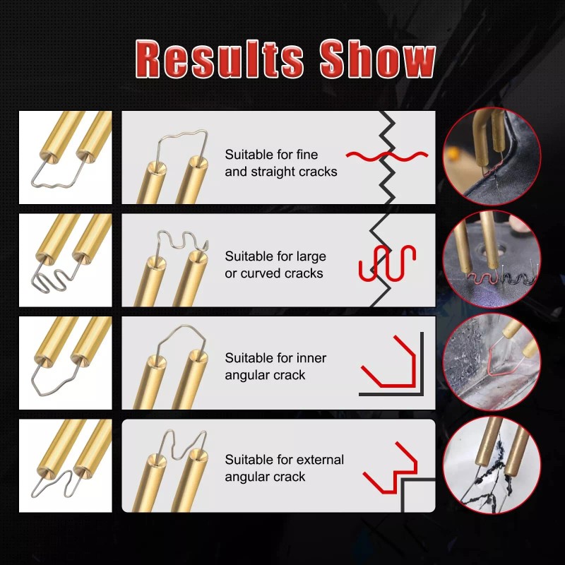 ATOLS Plastic Welder, 1000PCS Staples, Plastic Welding Kit, Hot Stapler