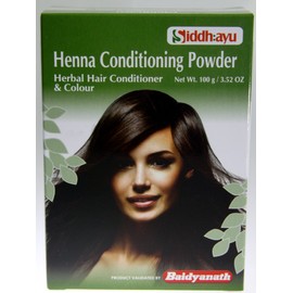 Baidyanath Siddh:Ayu 100% PURE & NATURAL (100 Grams) Herbal Hair Conditioner / Hair Cleanser / Herbal Astringent / Herbal Therapy / Herbal Antioxidant (Henna Conditioning)