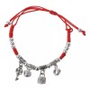 Veraly Pulsera Tobillera Hilo Rojo Destino Con Llave Candado F