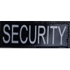 Unbranded SECURITY LARGE REFLECTIVE TAG POLICE ARMY TACTICAL HOOK PATCH