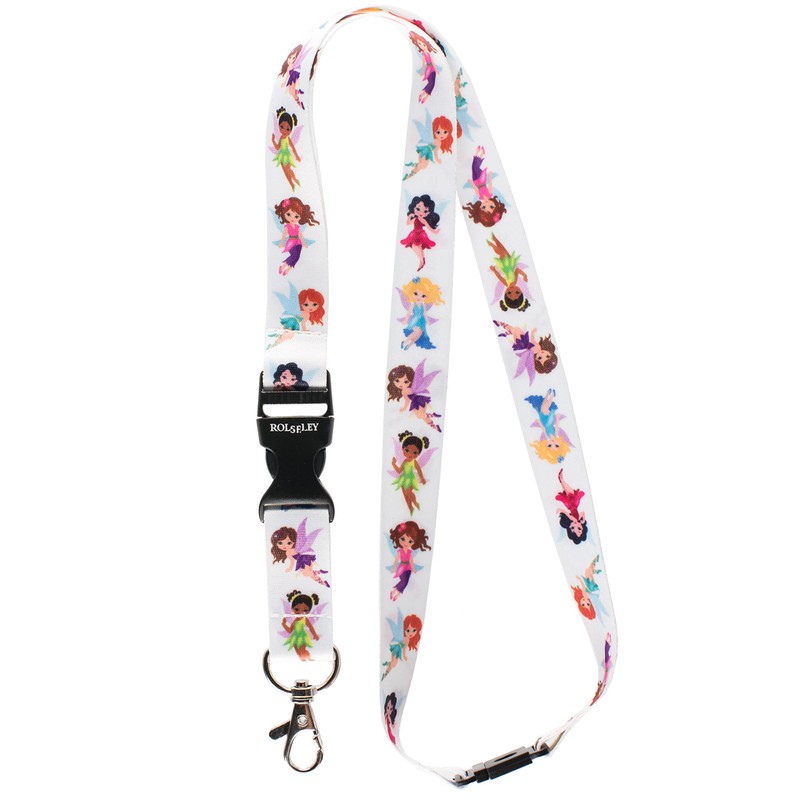 Rolseley - Lanyard with various patterns and metal clip Fairies